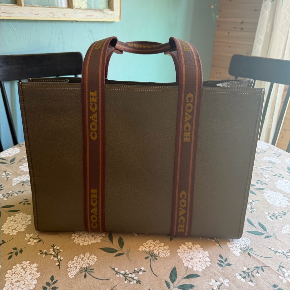 Coach Olive Drab Large Smith Tote